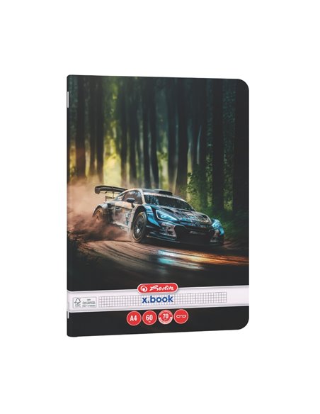 Caiet matematica Herlitz A4, 60 file, 70g/mp, colturi rotunjite, Motiv Race Cars Caiet matematica Herlitz A4, 60 file, 70g/mp, colturi rotunjite, Motiv Race Cars