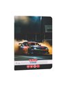 Caiet matematica Herlitz A4, 60 file, 70g/mp, colturi rotunjite, Motiv Race Cars