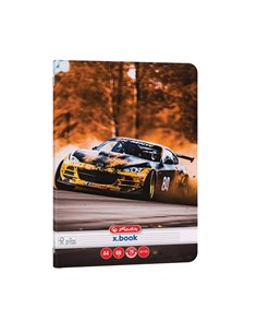 Caiet dictando Herlitz A4, 60 file, 70g/mp, colturi rotunjite, Motiv Race Cars