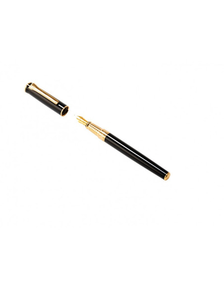 Set cadou stilou+calimara PICASSO 688S/N, Negru lucios