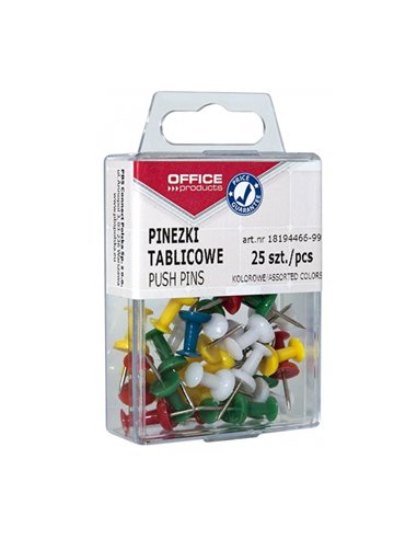 Pioneze panou pluta OFFICE PRODUCTS, 25 buc/cutie
