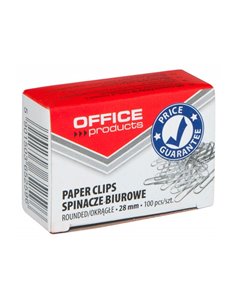 Agrafe metalice Office Products, 28 mm, 100 buc./cutie