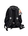 Ghiozdan scoala St.Right cu 4 compartimente, 43X32X20 cm, Negru