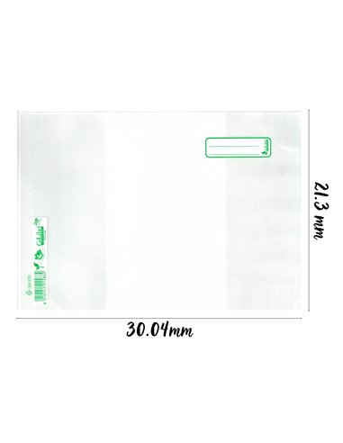 SET 24 bucati - Coperta Colibri Eco, A5, 140 microni, Transparent
