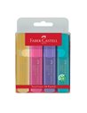 Textmarker set 4 pastel Faber-Castell