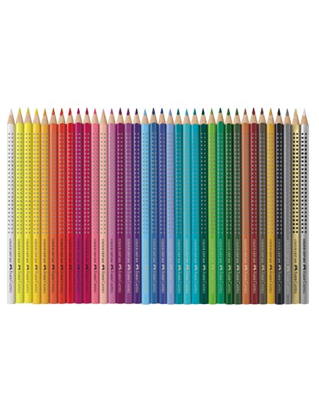 Creioane Colorate Grip 2001 Faber-Castell, 36 culori, cutie metal