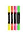 Set 4 markere acrilice shake&paint culori neon faber-castell