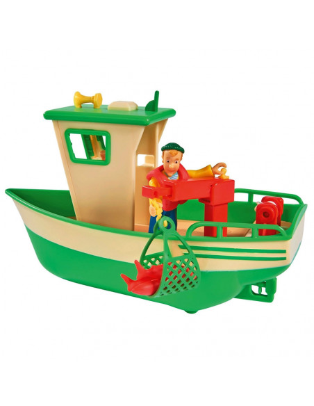 Barca Simba Fireman Sam Charlies Fishing Boat cu