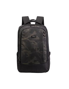 Ghiozdan compartiment laptop, DARK CAMOUFLAGE, 31.5x15x45 cm - OFFISHOP 2