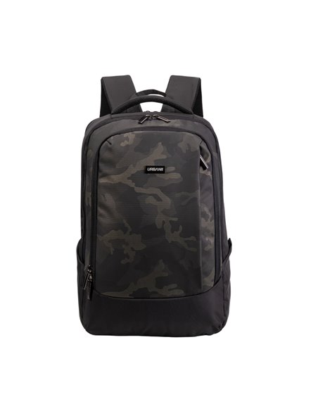 Ghiozdan compartiment laptop, DARK CAMOUFLAGE, 31.5x15x45 cm - OFFISHOP