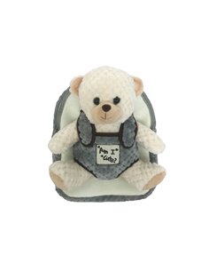 Ghiozdan gradinita BABY ANIMALS, WHITE BEAR, 23x8x28 cm - S-COOL