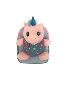 Ghiozdan gradinita BABY ANIMALS, UNICORN, 23x8x28 cm - S-COOL