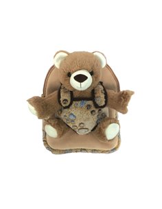 Ghiozdan gradinita BABY ANIMALS, BROWN BEAR, 23x8x28 cm - S-COOL