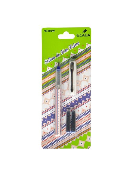 Stilou ECADA de fete faine blister 93103w