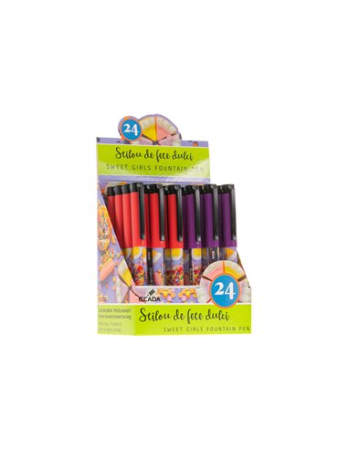 Stilou ECADA de fete dulci cu penita ascunsa 93106F