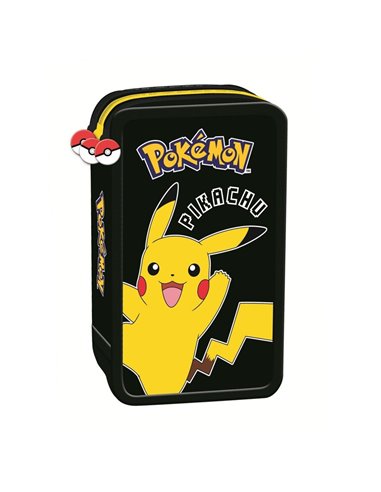 Penar echipat cu 3 fermoare St.Majewski 723688, motiv Pokemon