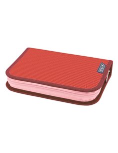 Penar neechipat, fermoar ascuns, interior textil, dimensiune 13.5 x 19.5 x 3 cm, motiv unired
