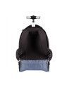 G621,Ghiozdan tip troller St.Majewski St.Right Black Cats TB-01/664557, 44 cm, 4 compartimente, Negru
