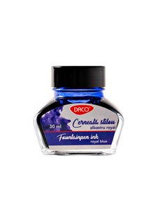Cerneala stilou DACO CE030, 30 ml, Albastru Royal