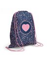 Sac incaltaminte S-COOL SC3047, 46 X 35.5 cm, Motiv Pink Heart