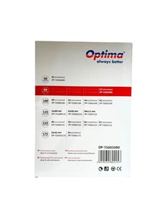 Folie laminare Optima, A3 (303 x 426 mm), 80 microni, 100 folii/top 2