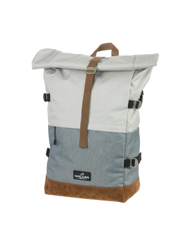 SH42156247,Rucsac Schneiders Rollup bicolor Walker, Gri cu Gri deschis