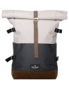 SH42156311,Rucsac Schneiders Rollup Walker bicolor, Crem popcorn cu Verde