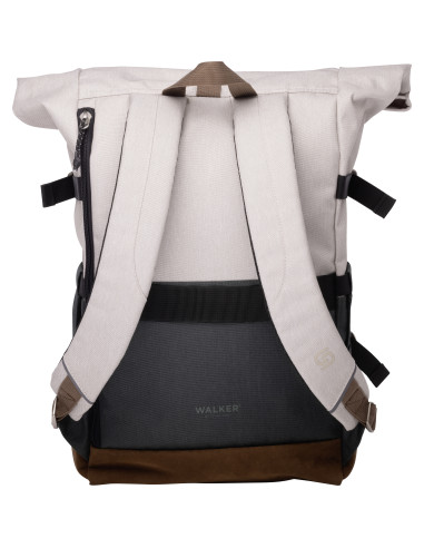 SH42156311,Rucsac Schneiders Rollup Walker bicolor, Crem popcorn cu Verde