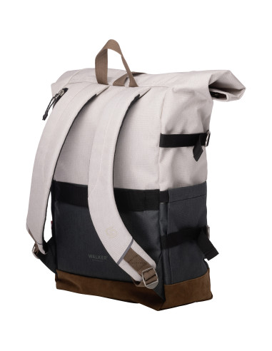 SH42156311,Rucsac Schneiders Rollup Walker bicolor, Crem popcorn cu Verde