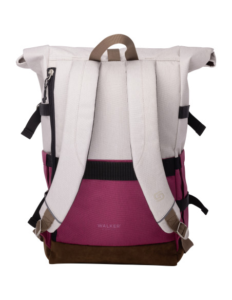 SH42156314,Rucsac rollup bicolor crem popcorn-roz magenta walker