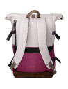 SH42156314,Rucsac rollup bicolor crem popcorn-roz magenta walker