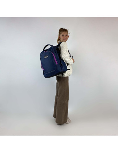 SH42117267,Rucsac campus evo albastru-roz walker