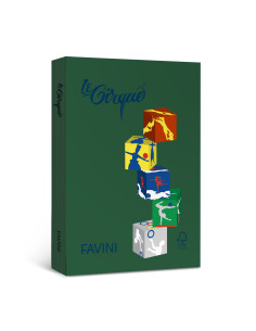 Carton Color 160g/Mp A4 304 Verde Christmas Favini