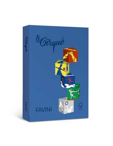 A74K334,Carton Color Favini 303 A74K334, A4, 160g/mp, Albastru Ocean