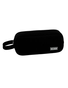 Penar etui tip borseta Ecada 786618, 1 fermoar, Negru