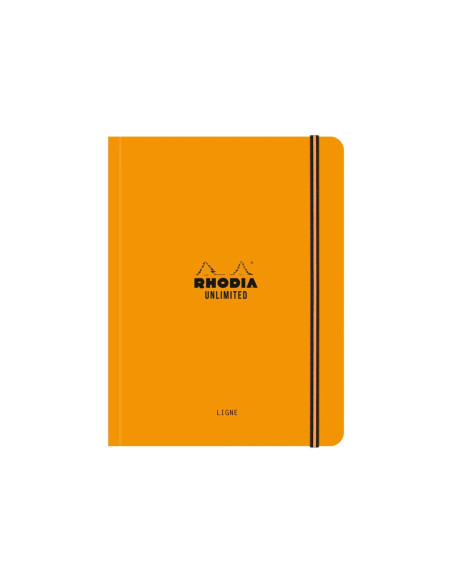 SD-CAI308/DICTANDO,Carnet nedatat dictando Rhodia Unlimited, A5+, 16 x 21 cm, 60 file, Portocaliu