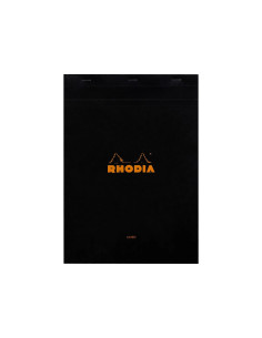 SD-CAI312/DICTANDO,Blocnotes dictando capsat Rhodia, N°18, A4, 80 file, Negru