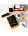 SD-CAI312/DICTANDO,Blocnotes dictando capsat Rhodia, N°18, A4, 80 file, Negru