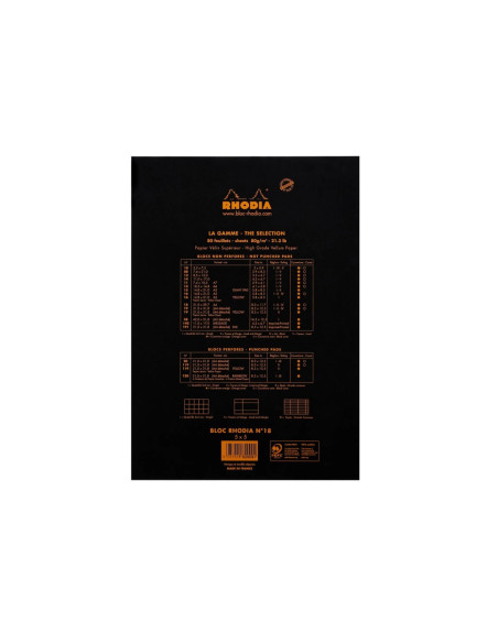 SD-CAI312/MATEMATICA,Blocnotes matematica capsat Rhodia, N°18, A4, 80 file, Negru SD-CAI312/MATEMATICA,Blocnotes matematica capsat Rhodia, N°18, A4, 80 file, Negru