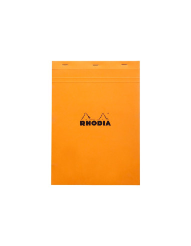SD-CAI306,Blocnotes capsat Rhodia Basic, A4, N°18, 80 file, Portocaliu