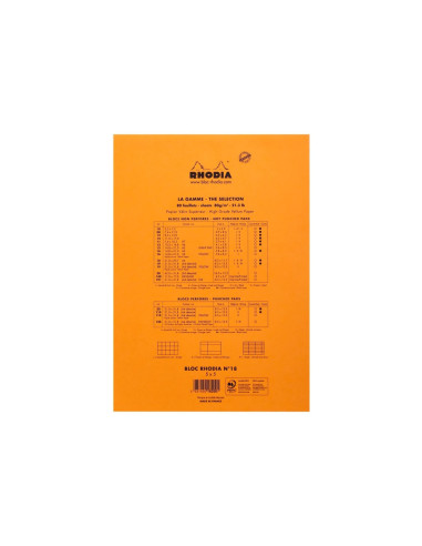 SD-CAI306,Blocnotes capsat Rhodia Basic, A4, N°18, 80 file, Portocaliu SD-CAI306,Blocnotes capsat Rhodia Basic, A4, N°18, 80 file, Portocaliu