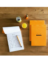 SD-CAI306,Blocnotes capsat Rhodia Basic, A4, N°18, 80 file, Portocaliu