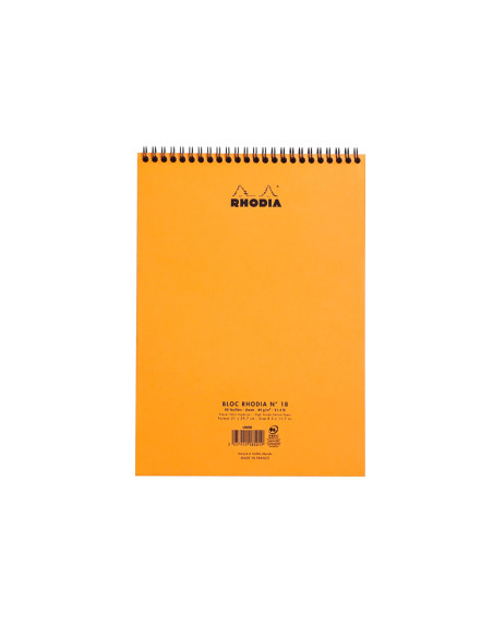 SD-CAI057/MATEMATICA,Blocnotes matematica cu spirala Rhodia Classic, A4, 80 file SD-CAI057/MATEMATICA,Blocnotes matematica cu spirala Rhodia Classic, A4, 80 file