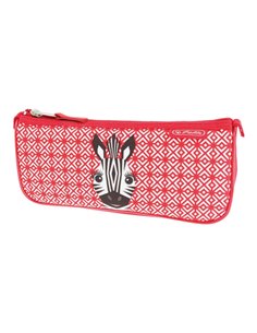 Penar etui triunghiular sport Herlitz, Motiv cute animals zebra