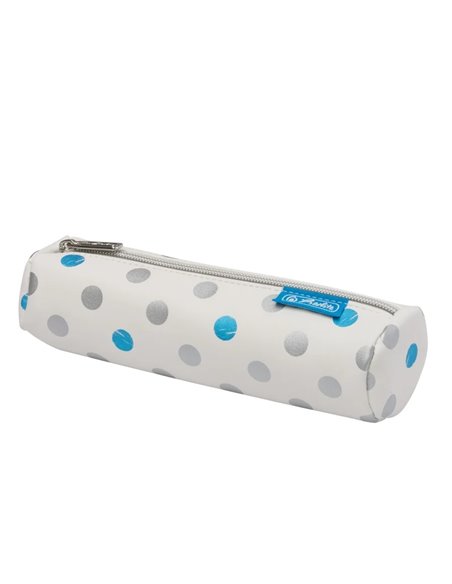 Penar etui rotund Herlitz, imitatie de piele, Motiv frozen glam