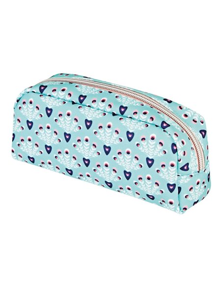 Penar tip etui Herlitz, 1 compartiment, Motiv fancy peacock