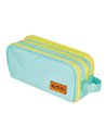 Penar tip etui Herlitz, neon, 3 compartimente, menta/galben