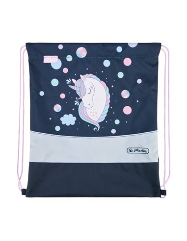 50049004,Ghiozdan echipat Herlitz loop plus, motiv unicorn dreams