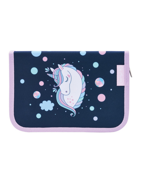 50049165,Penar echipat Herlitz, 31 piese, 2 clape, motiv unicorn dreams