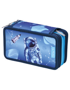 50049295,Penar echipat Herlitz, 31 piese, 3 compartimente, motiv cosmic explorer